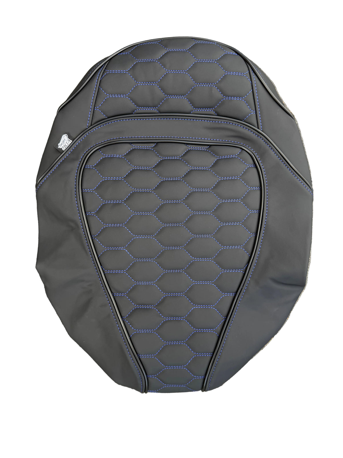 Zadelhoes , Piaggio Zip DUO RS Blauw | Alcantara / Kunstleer