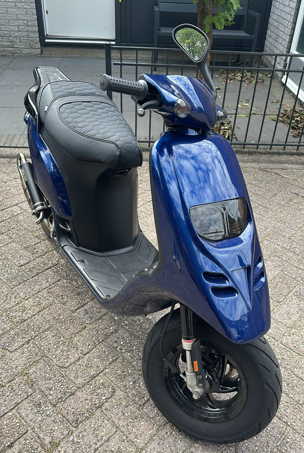 Zadelhoes , Typhoon DUO RS Zwart | Alcantara / Kunstleer