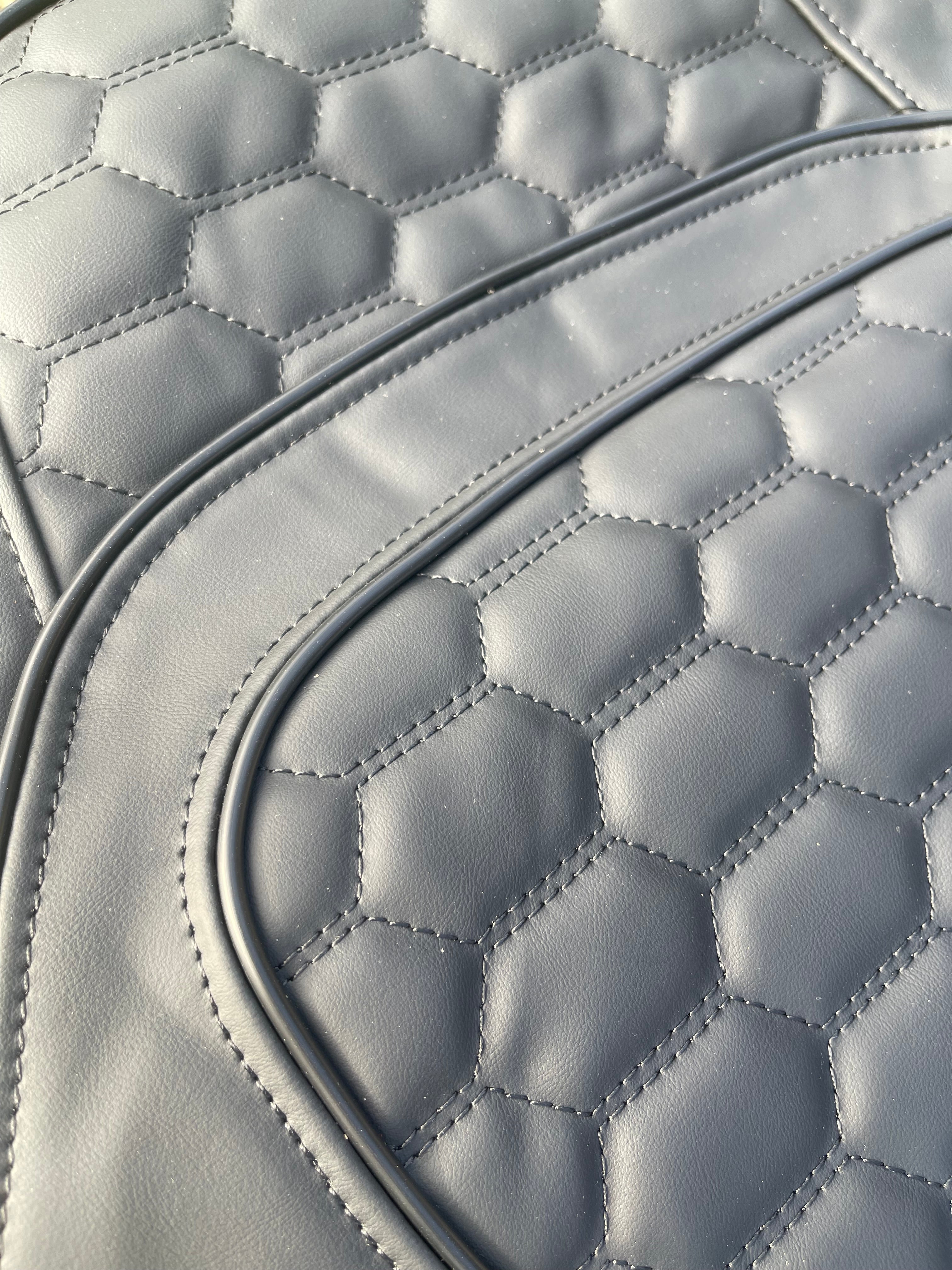 Zadelhoes , Piaggio Zip DUO RS Zwart | Alcantara / Kunstleer