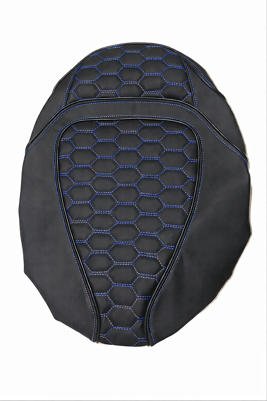Zadelhoes , Piaggio Zip DUO RS Blauw | Alcantara / Kunstleer