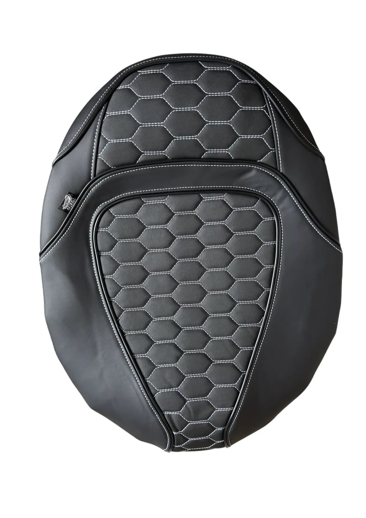 Zadelhoes , Piaggio Zip DUO RS Wit | Alcantara / Kunstleer