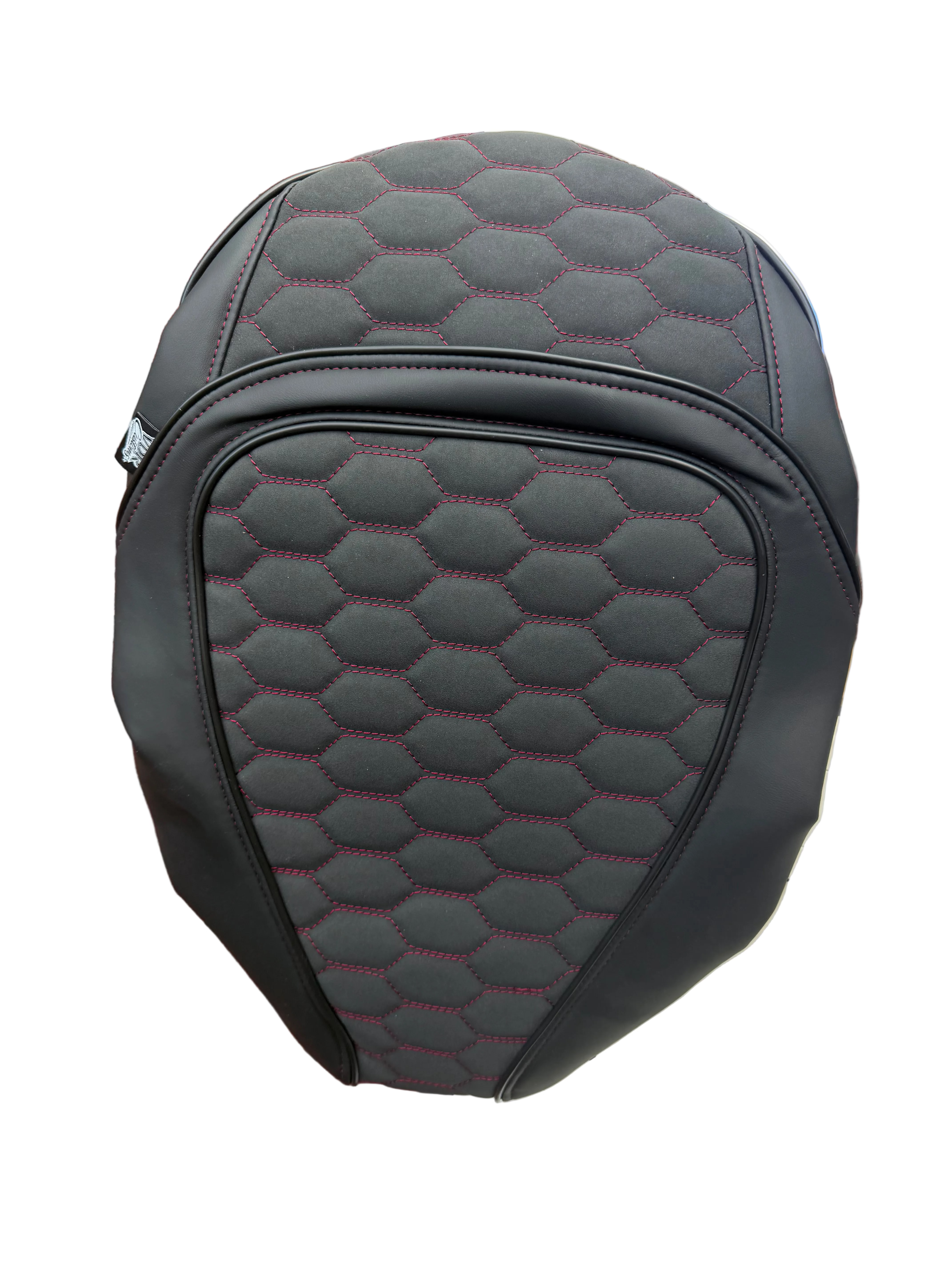 Zadelhoes , Piaggio Zip DUO RS Paars| Alcantara / Kunstleer