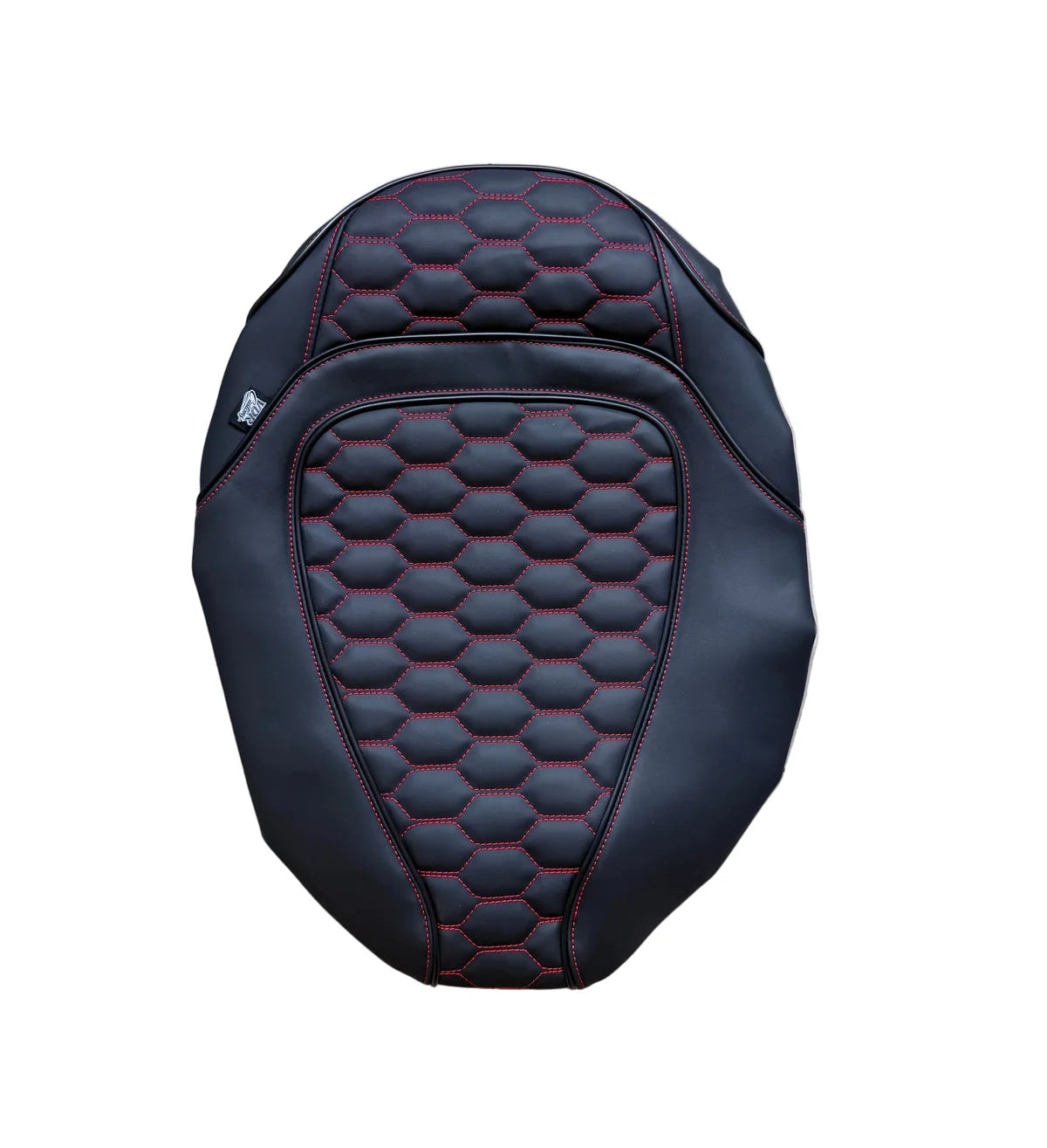 Zadelhoes , Piaggio Zip DUO RS Rood | Alcantara / Kunstleer